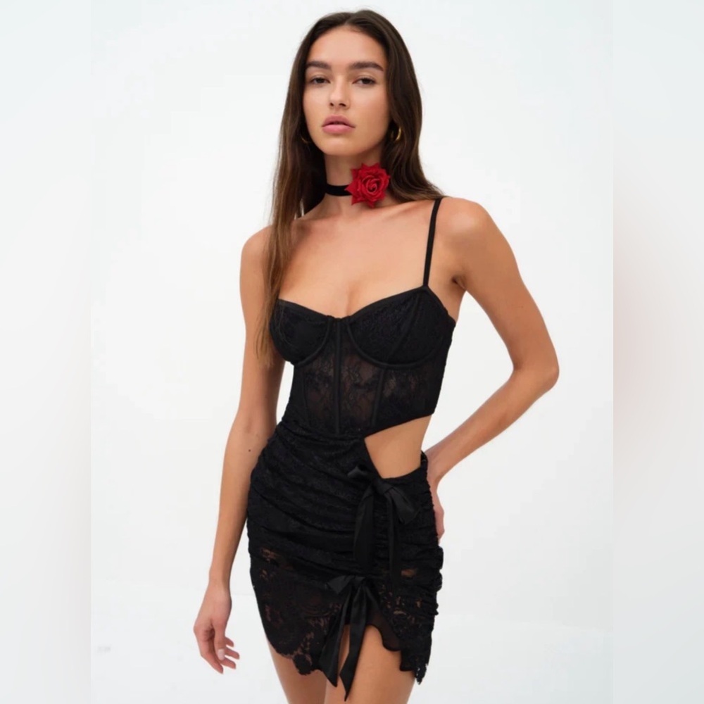 NWOT For Love & Lemons Regina Cutout Dress